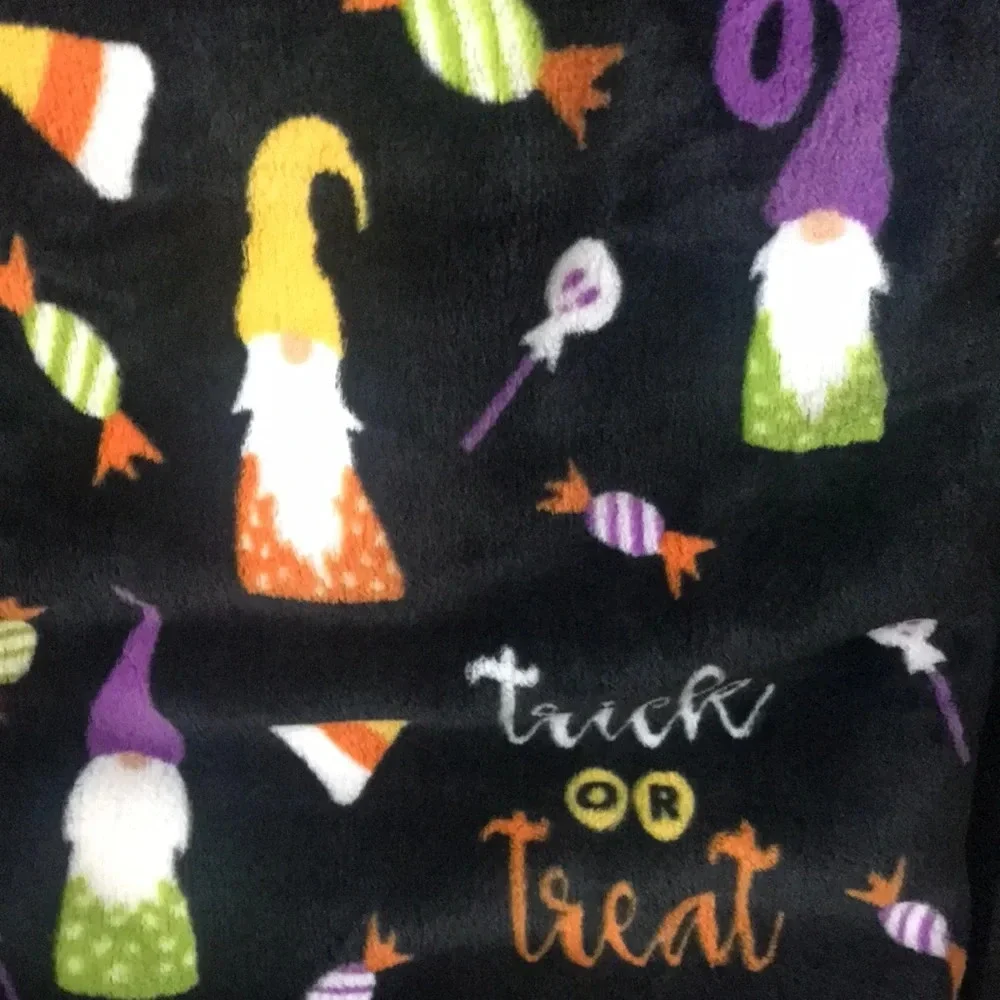 Trick or Treat Gnome Decorative Throw